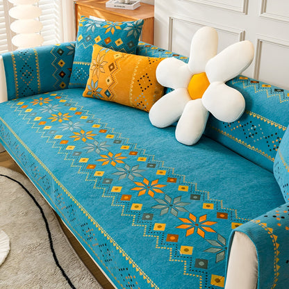 Sofatrekk i Boho-stil – Elastisk og Mykt | Beskytter og Fornyer Sofaen