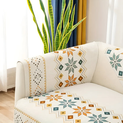 Sofatrekk i Boho-stil – Elastisk og Mykt | Beskytter og Fornyer Sofaen