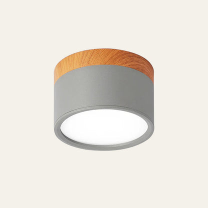 Cylinda taklampe stue – energisparende LED-belysning med tredetalj, moderne interiør, bilde 15