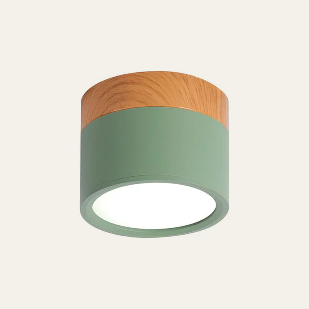 Cylinda taklampe stue – energisparende LED-belysning med tredetalj, moderne interiør, bilde 16