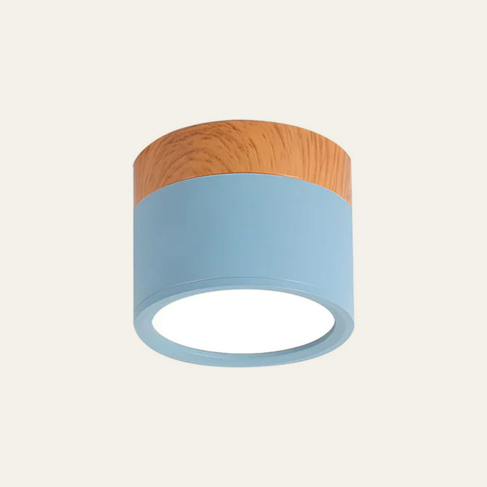 Cylinda taklampe stue – energisparende LED-belysning med tredetalj, moderne interiør, bilde 10