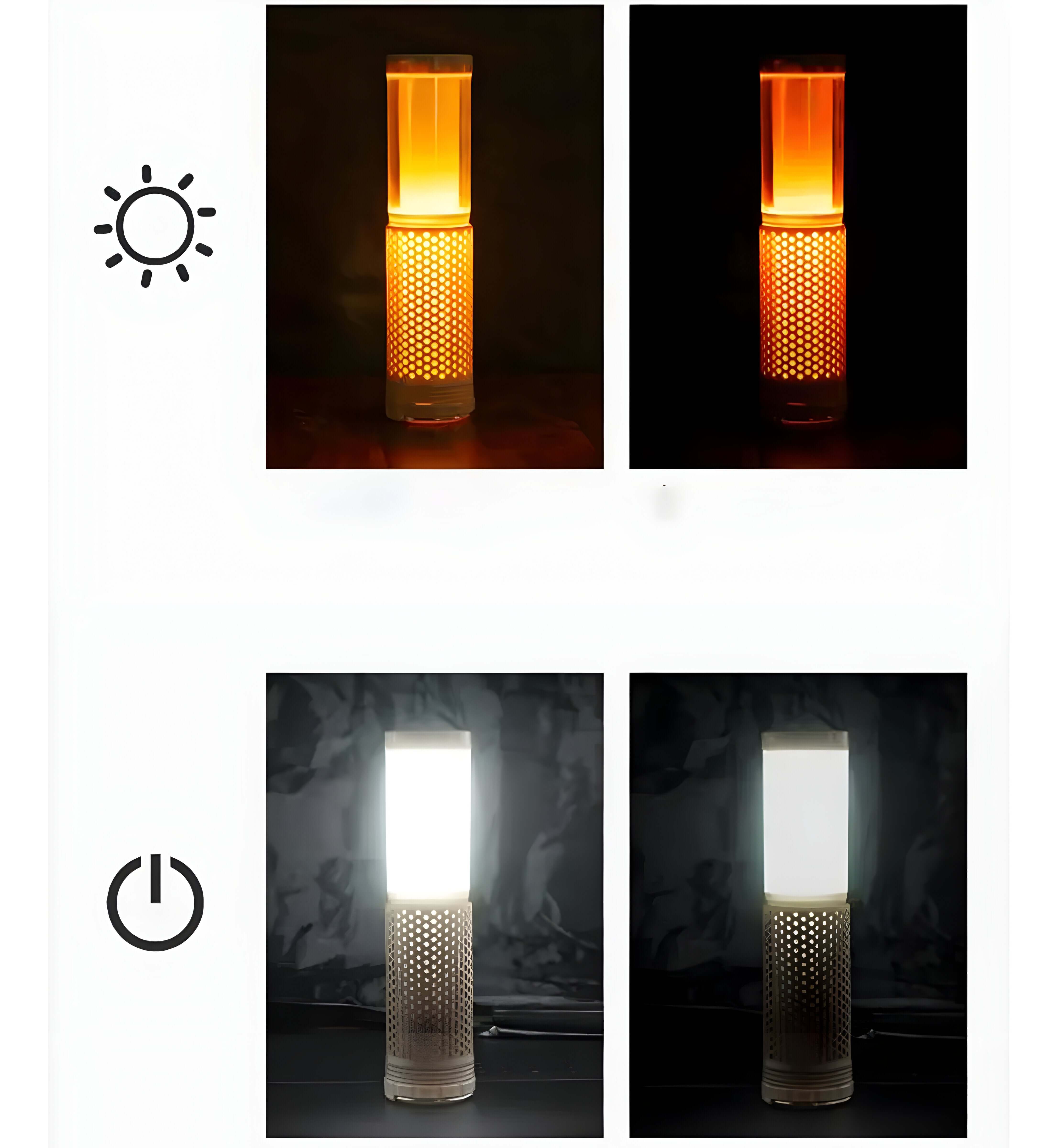 Lunnar – Uttrekkbar og opphengbar campinglykt (USB-oppladbar, LED)