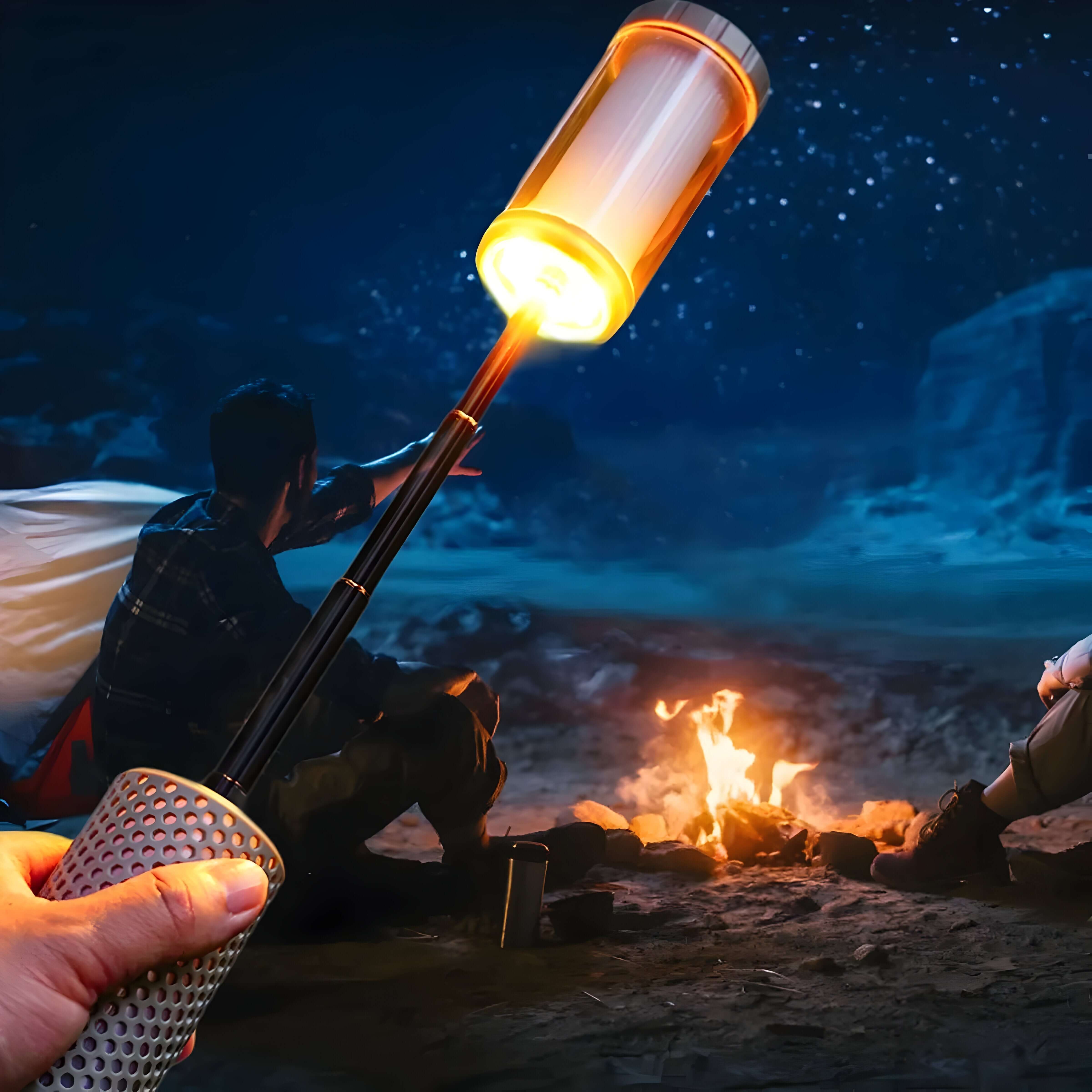 Lunnar – Uttrekkbar og opphengbar campinglykt (USB-oppladbar, LED)