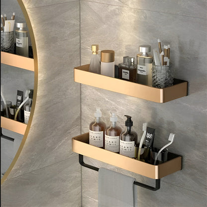 Vegghylle i tre – Moderne og Dekorativ | Perfekt for Badet og Stuen