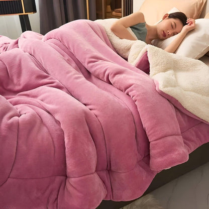 DoubleComfort Pledd – Koselig, Varmt Dobbeltlags Fleecepledd