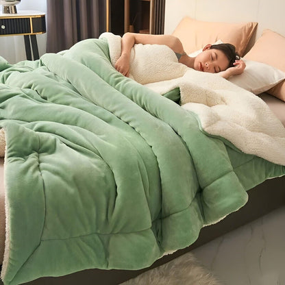 DoubleComfort Pledd – Koselig, Varmt Dobbeltlags Fleecepledd