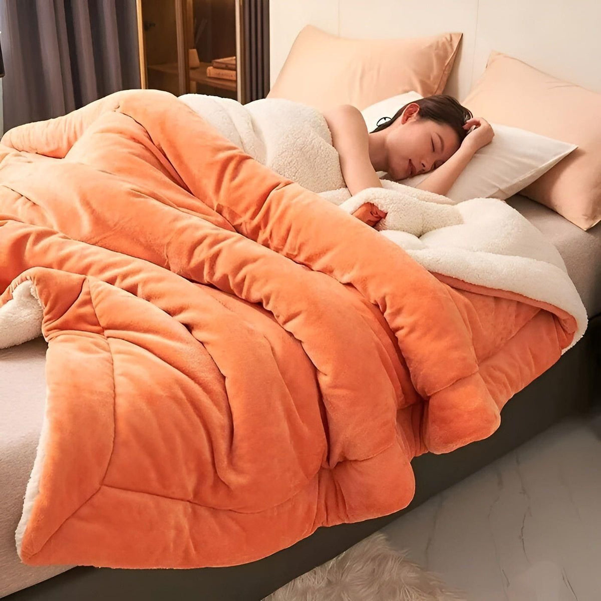 DoubleComfort Pledd – Koselig, Varmt Dobbeltlags Fleecepledd