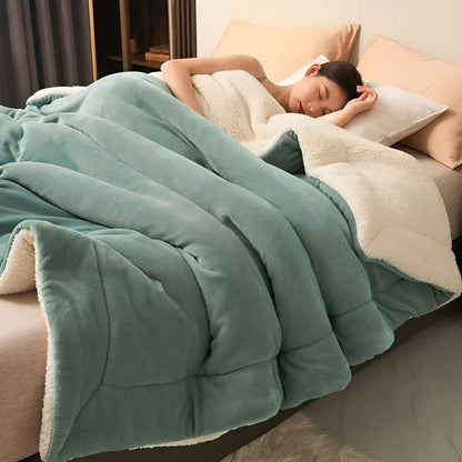 DoubleComfort Pledd – Koselig, Varmt Dobbeltlags Fleecepledd