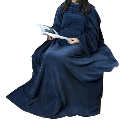 Pledd med Kengurulomme – Mykt, Varmt og Behagelig | Perfekt for Sofa og Seng