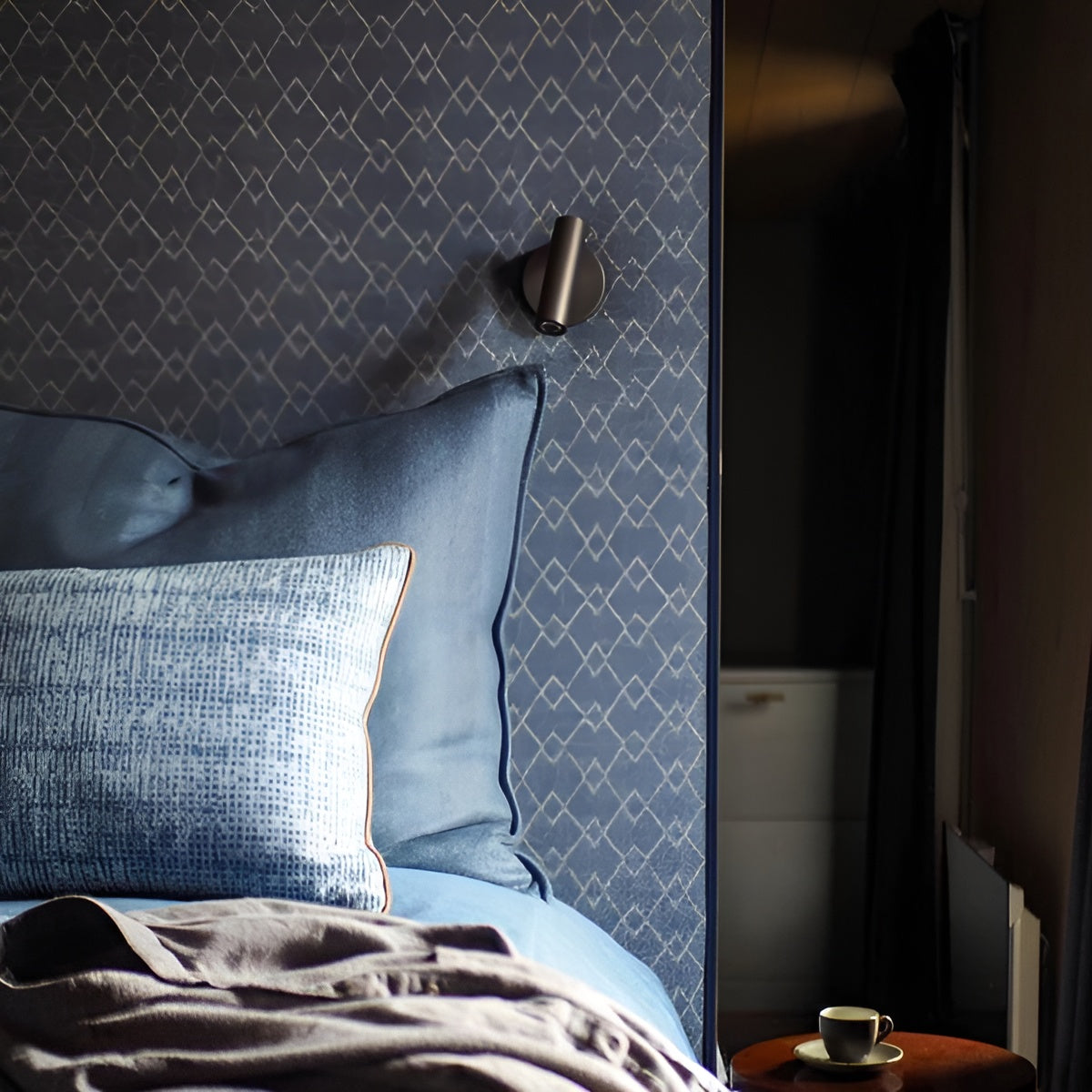 Leselampe til Soverommet – Hvit, Blendfri Belysning | Perfekt for Kveld og Sofa