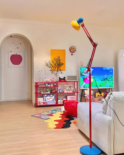 Metallgulvlampe – Stilrent og Dekorativt Design | Perfekt for Stue og Soverom