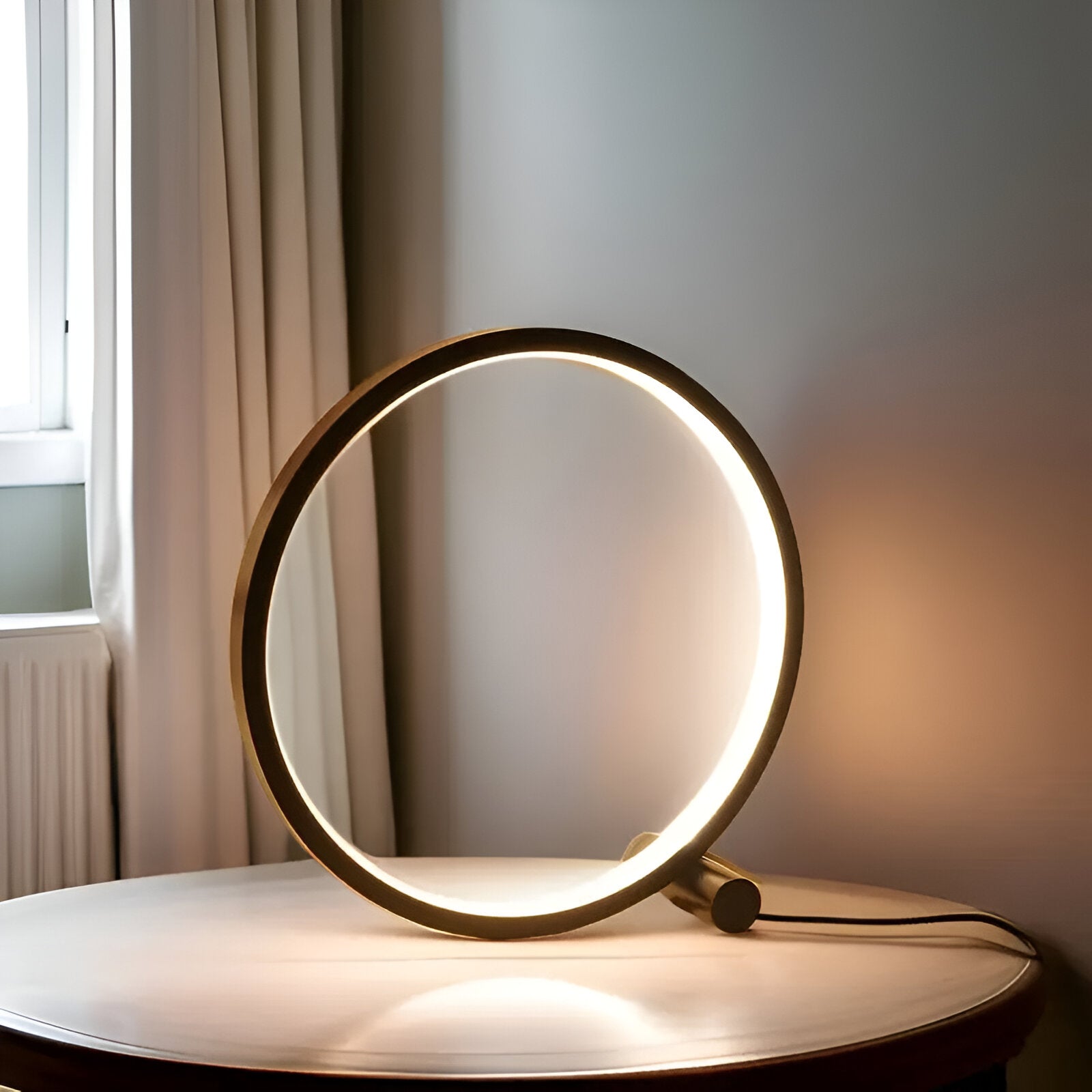 Bilde av Lunaris Minimalistisk LED-bordlampe – Elegant og Justerbar Belysning fra Velisse