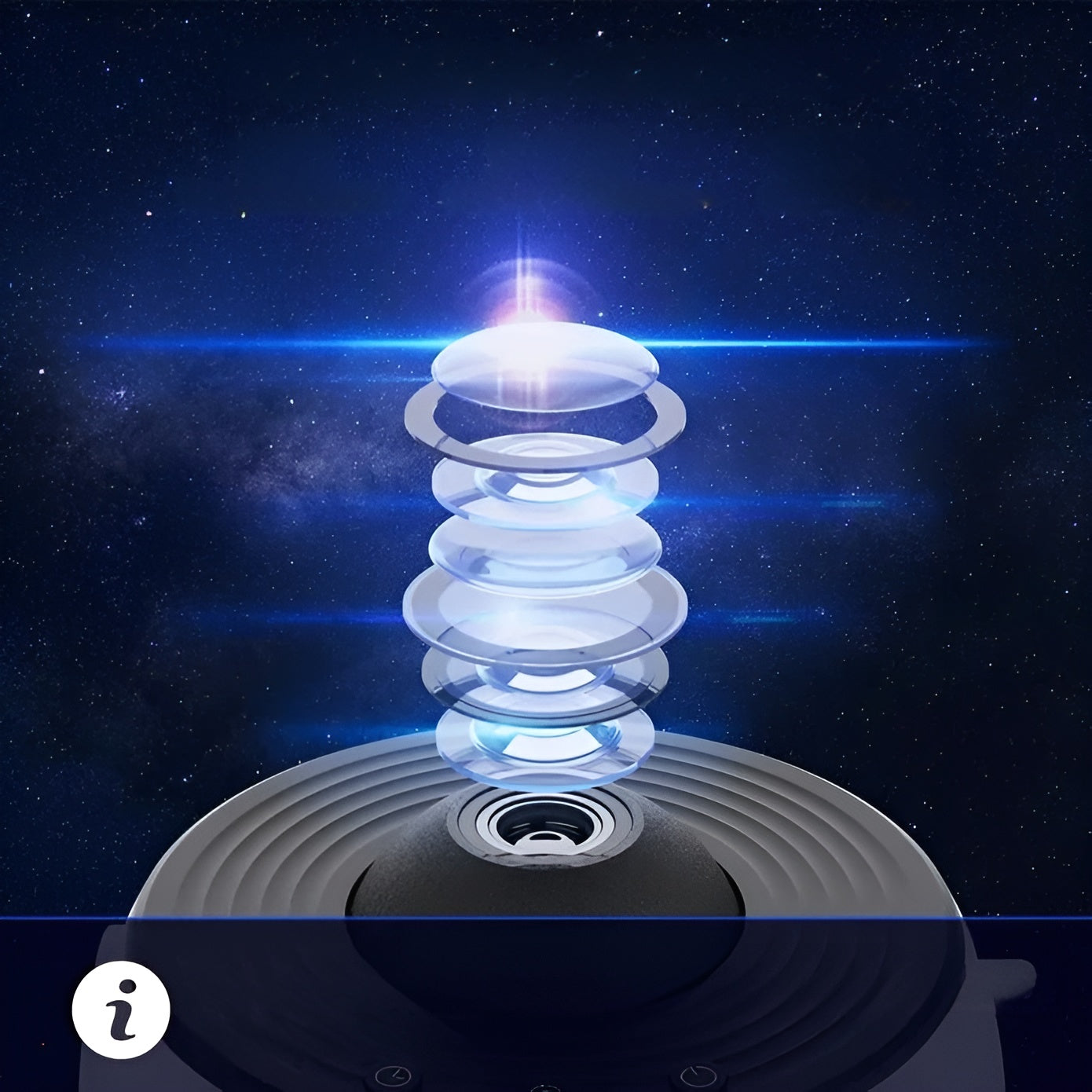 Projektorlampe Med 13 Effekter – Stjernehimmel Og Galakse | Stemningsfullt Nattlys Til Soverommet