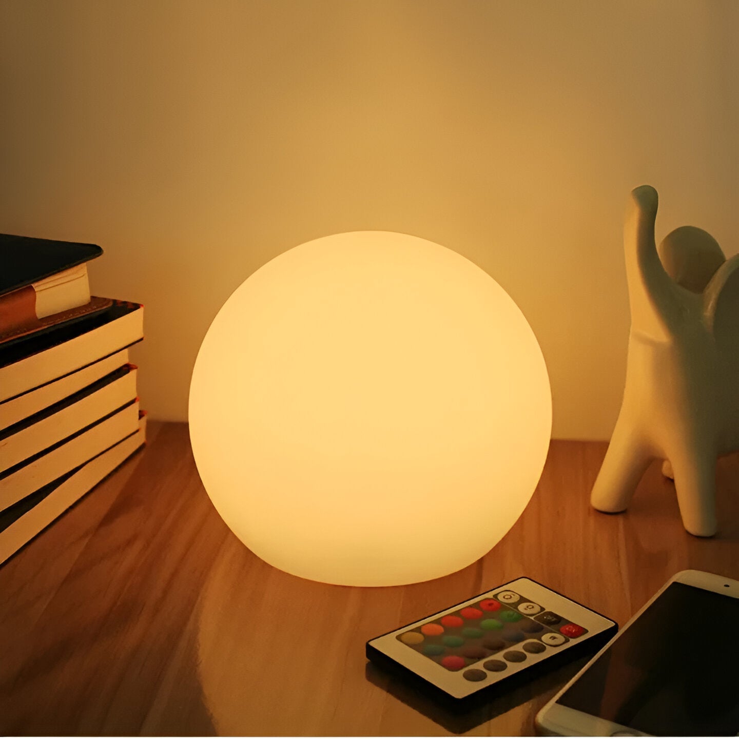 LED Bordlampe – Stemningsfull Belysning med Fargeendring | Dekorativ for Ute og Inne