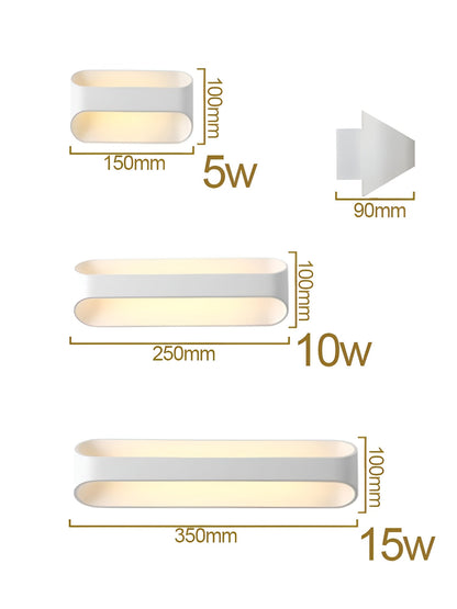 Wandleuchte Mit Warmem Licht – Moderne Led Beleuchtung | Ideal Für Wohnzimmer & Schlafzimmer