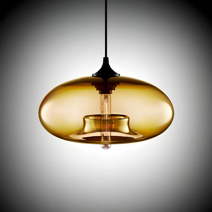 Glaspendelleuchte – Elegantes Design und Warmes Licht | Perfekt für Wohnzimmer und Essbereich