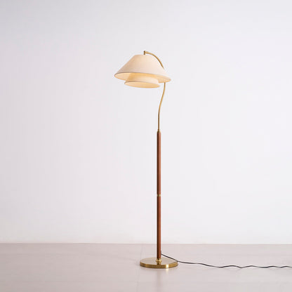 Pakket gulvlampe klar for montering