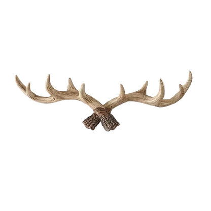 Hookler veggknagg med gevir-design – stilfullt klesoppheng til gangen, frontvisning