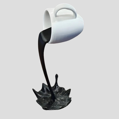 Drakna – Dekorativ Kaffekopp Skulptur I Flytende Design