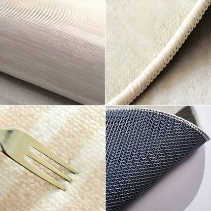 Ovalt Veloursteppe – Mykt, Luksuriøst og Skli­sikkert | Perfekt for Soverom og Hjemmekontor