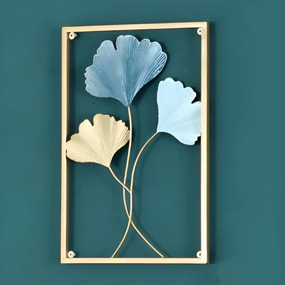 Veggdekor i Bladform – Stilren og Dekorativ | Metallkunst for Alle Rom
