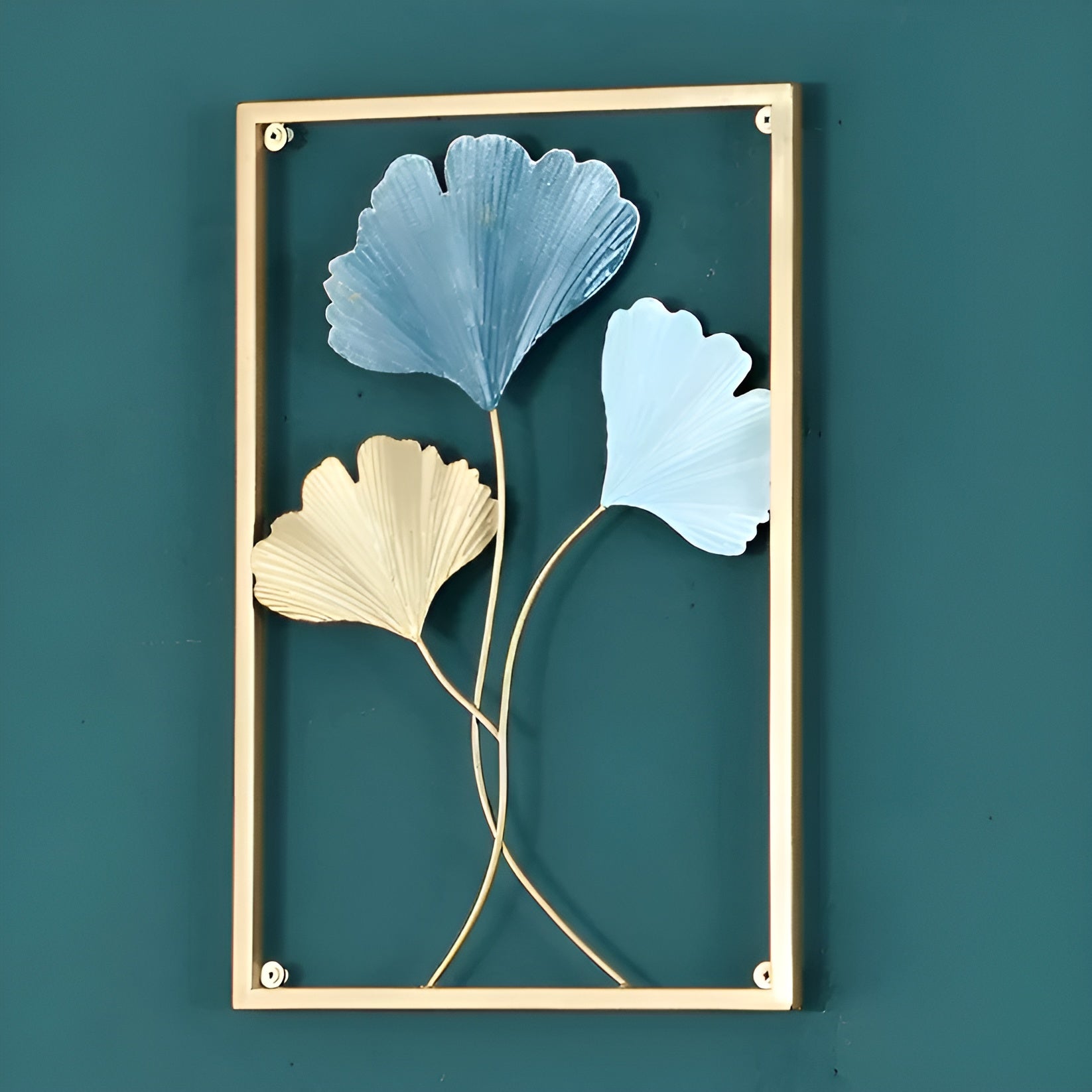 Veggpynt i Bladform – Stilrent Nordisk Design | Metall, Passer Alle Rom