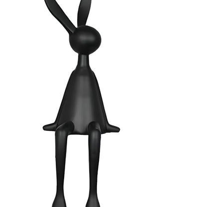 Dekorativ Påskehare – Stilfull Figur i Kunstharpiks | Vakker Vårdekorasjon til Hjemmet