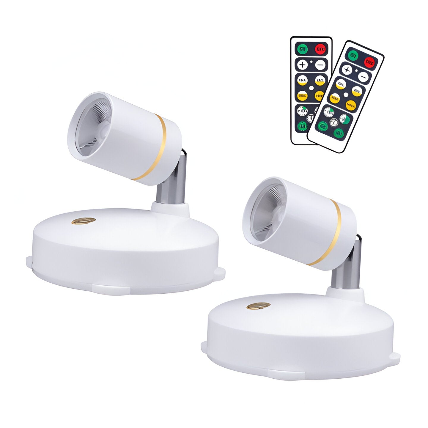 Mini LED-Spotlight – Dimmbar og Trådløs | Perfekt for Hjem og Kontor