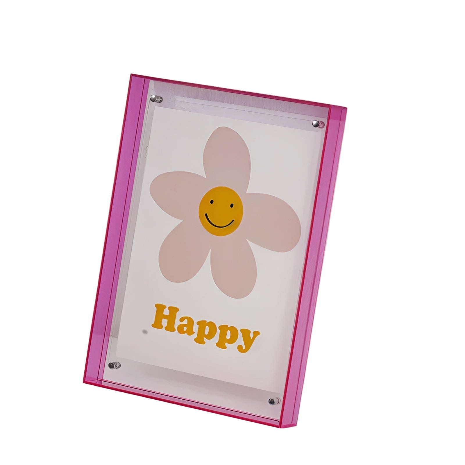 Akryl Bilderamme – Moderne Neonstil fra 80-tallet | Dekorativt og Unikt Design