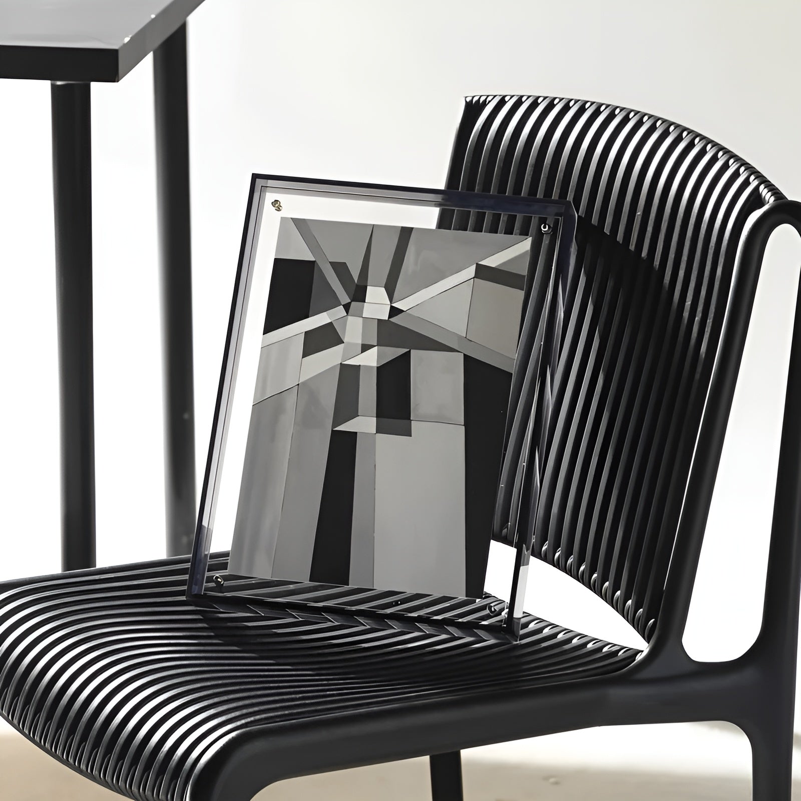 Akryl Bilderamme – Moderne Neonstil fra 80-tallet | Dekorativt og Unikt Design