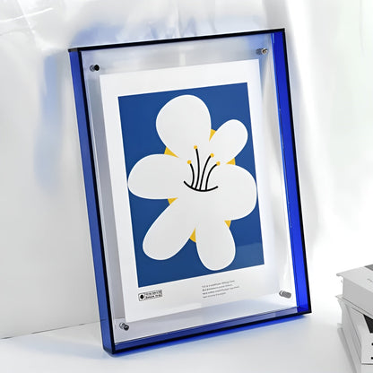 Akryl Bilderamme – Moderne Neonstil fra 80-tallet | Dekorativt og Unikt Design