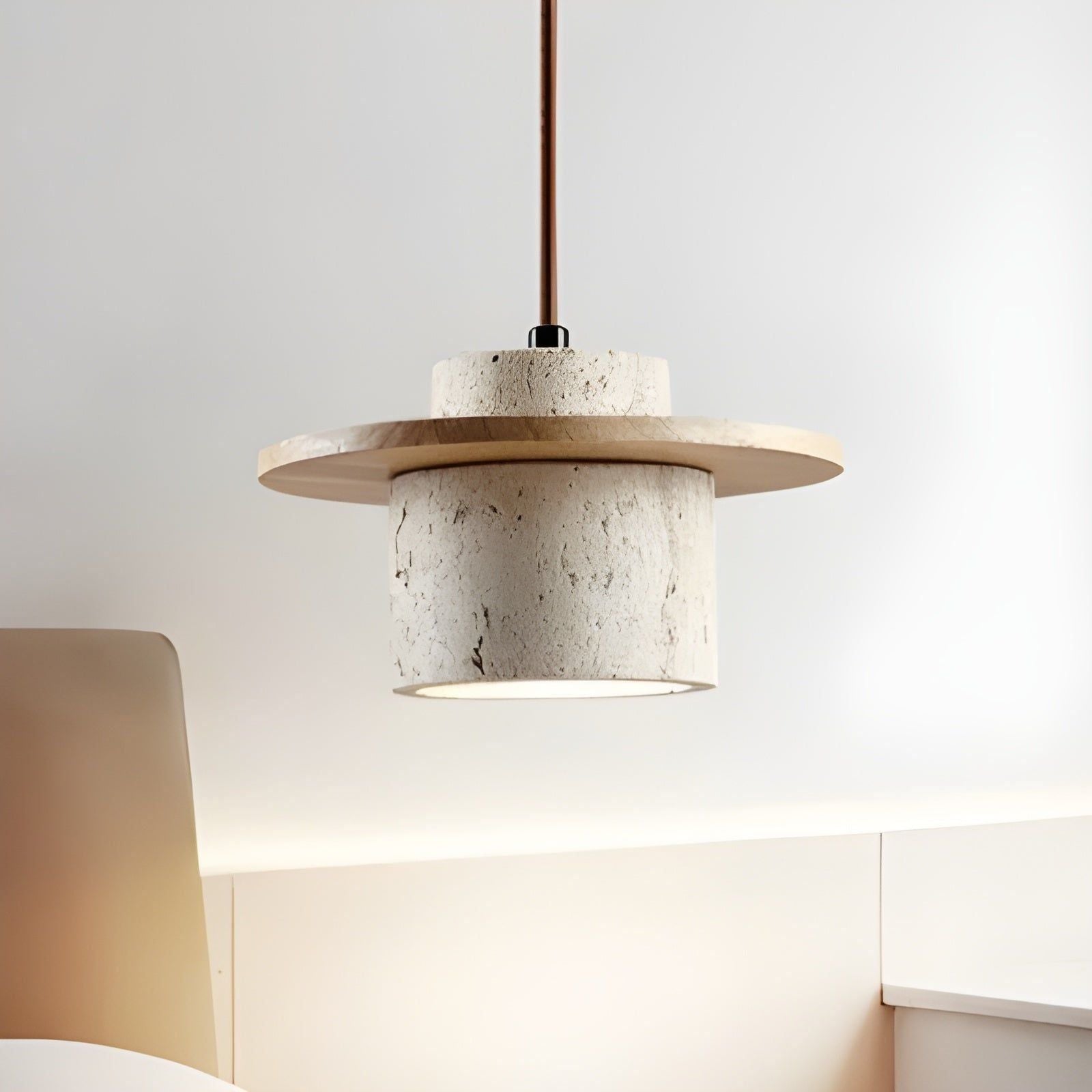 Bilde av Hikari Wabi - Moderne Wabi-Sabi-Grottelampe Laget Av Naturstein fra Velisse