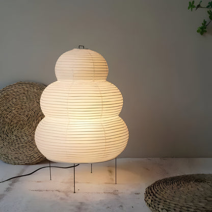 Bilde av Hikari Wabi-Sabi – Japansk Rispapirlampe med Unikt Bobledesign fra Velisse