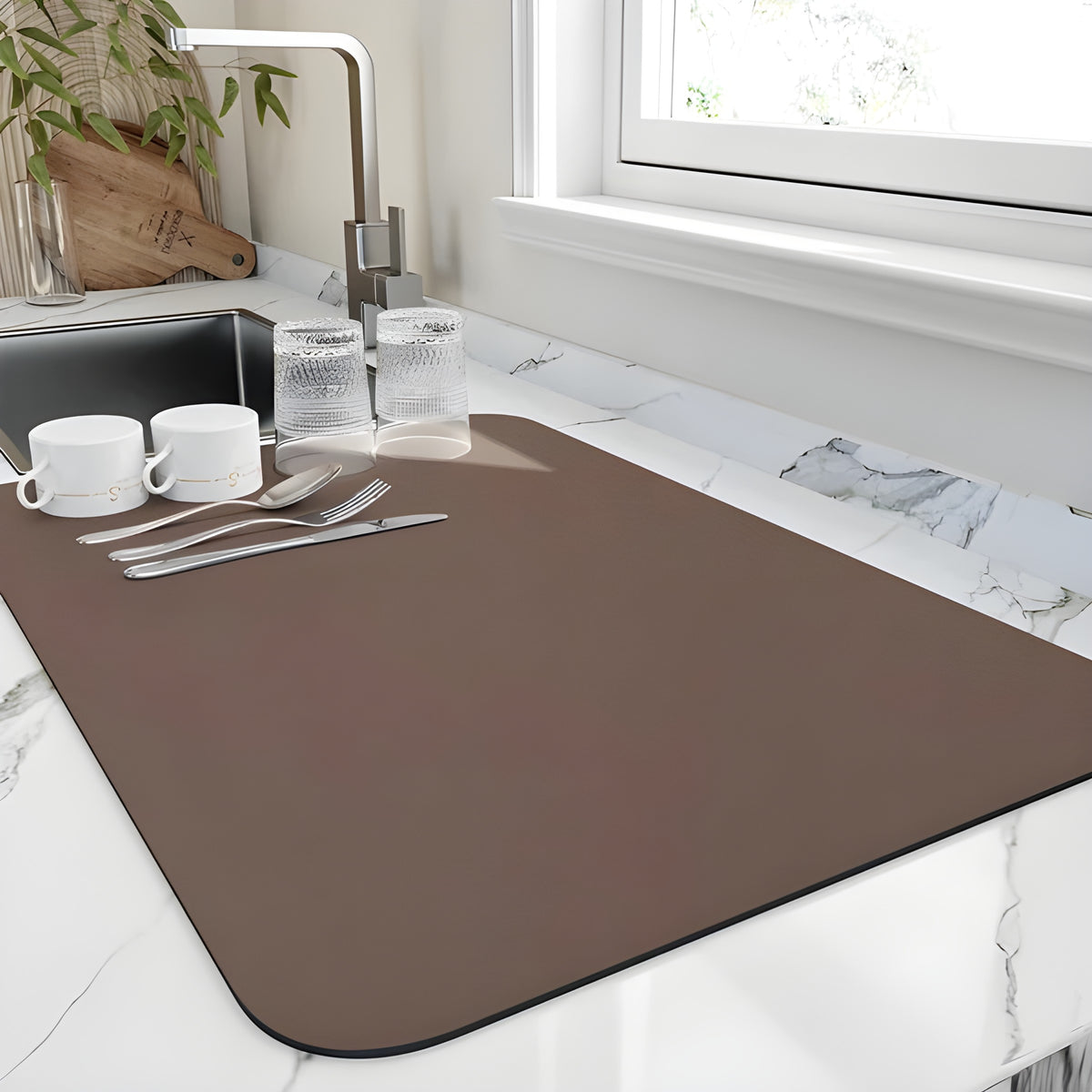Kaffematte – Superabsorberende Diatomitt | Hold Kaffebaren Ren og Tørr