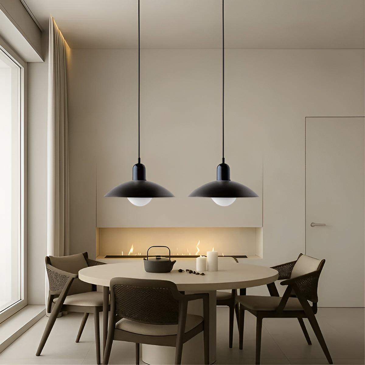 Macaron Skandinavisk Pendellampe – Justerbar Pendellampe I Pastellfarger | Ideell For Stue Og Spisestue