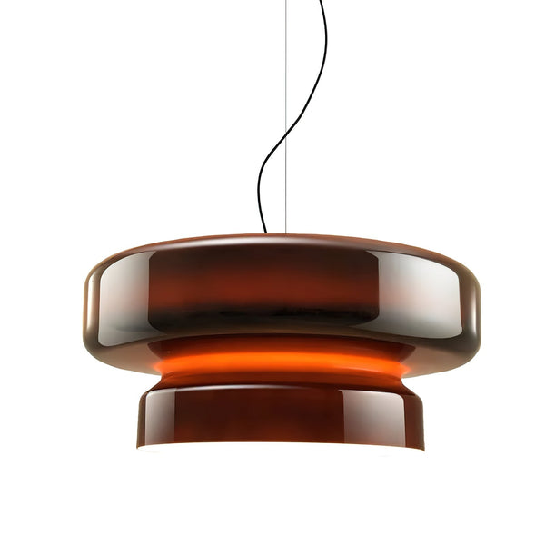 Pendellampe i håndblåst glass – elegant taklampe til stuen med unikt design
