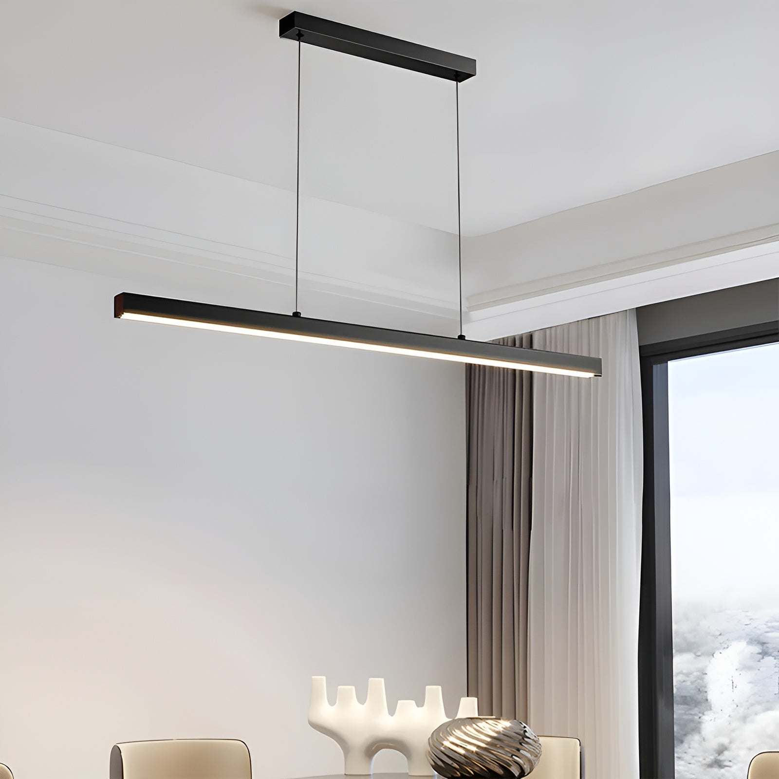 LED-pendel i jern – Elegant og Premium | Perfekt for Kjøkken, Spisestue og Stue