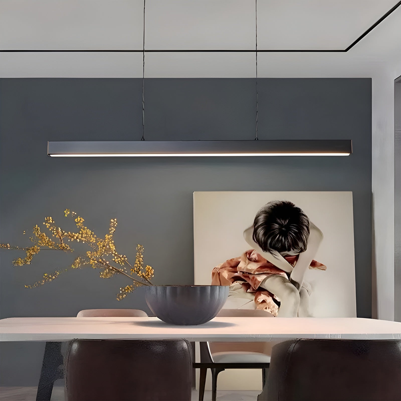 LED-pendel i jern – Elegant og Premium | Perfekt for Kjøkken, Spisestue og Stue