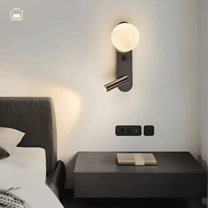 Vegglampe i Luksusdesign – Elegant og Minimalistisk | Perfekt for Stue, Gang og Som Nattbordslampe