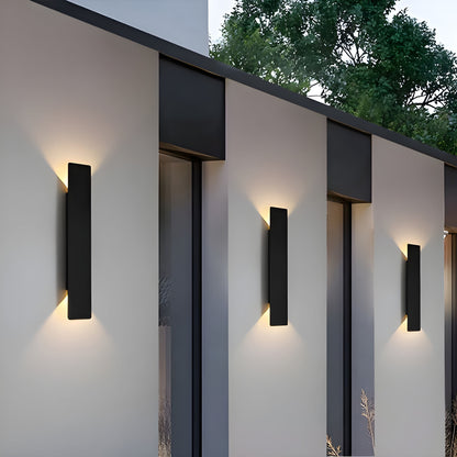 Bilde av Velheim - Moderne Værbestandig Led-vegglampe i Aluminium for Utendørs Bruk fra Velisse