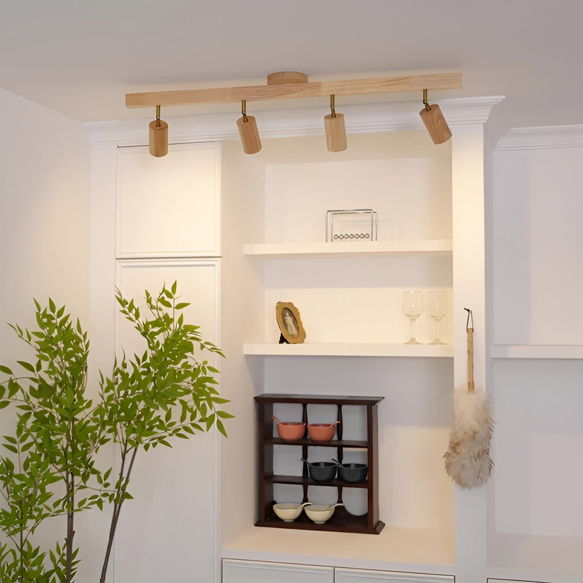 Taklampe i Massivtre – Dekorativ LED-belysning | Moderne Design for Alle Rom - Lysarmaturer for tak