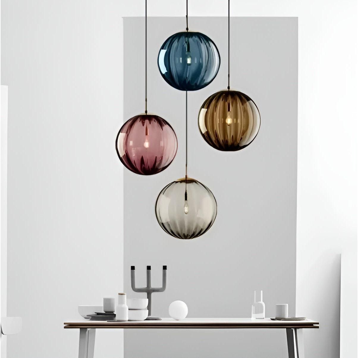 Bilde av TryggLys – Moderne nordisk LED-pendel med glasskuppel fra Velisse