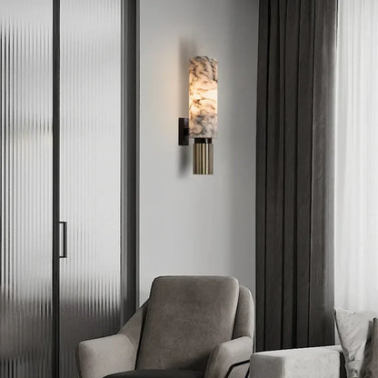 Marmorvegglampe – detaljbilde seks