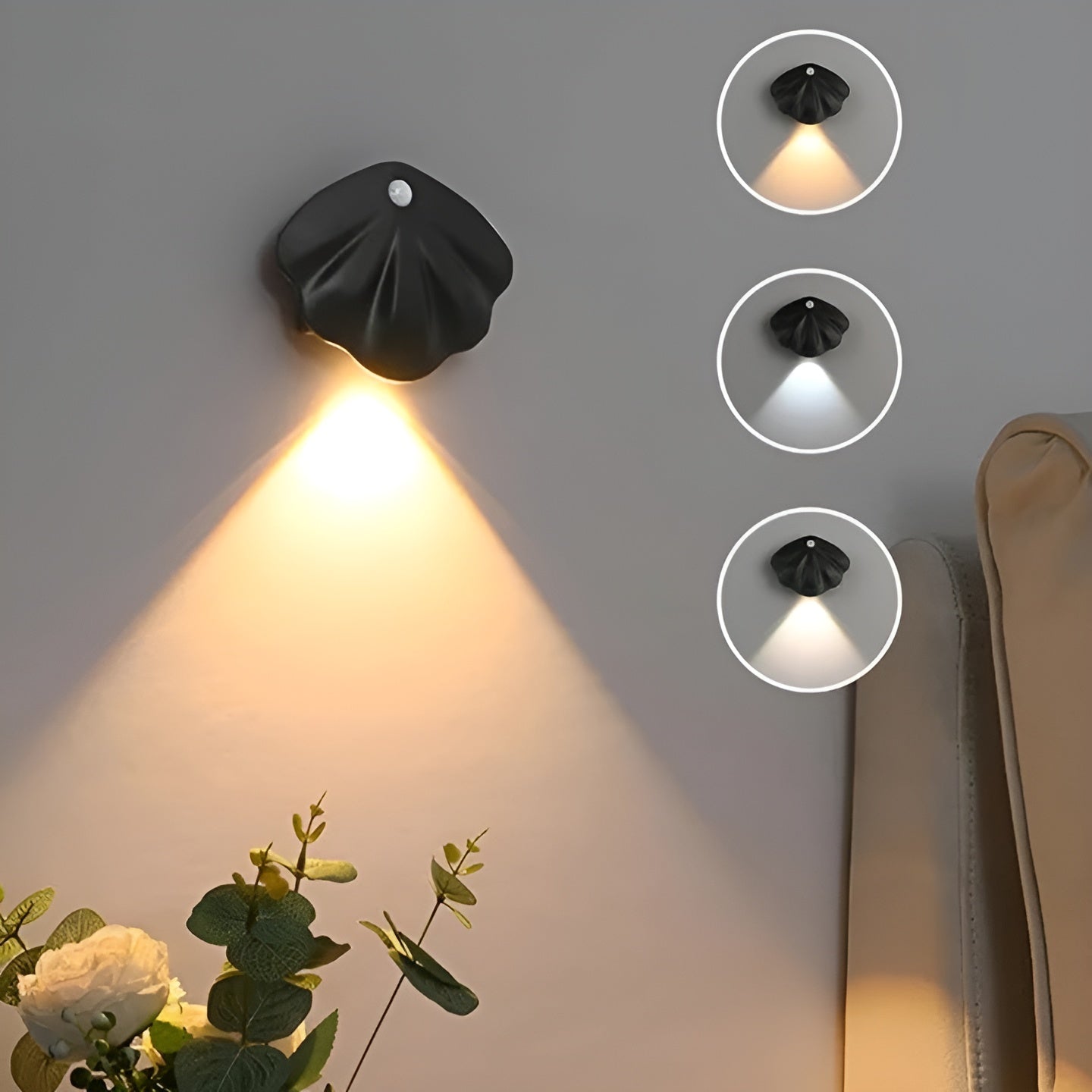Bevegelsessensor LED-lampe – Trådløs og Dimmbar | Oppladbar via USB for Trapp og Innendørsbruk