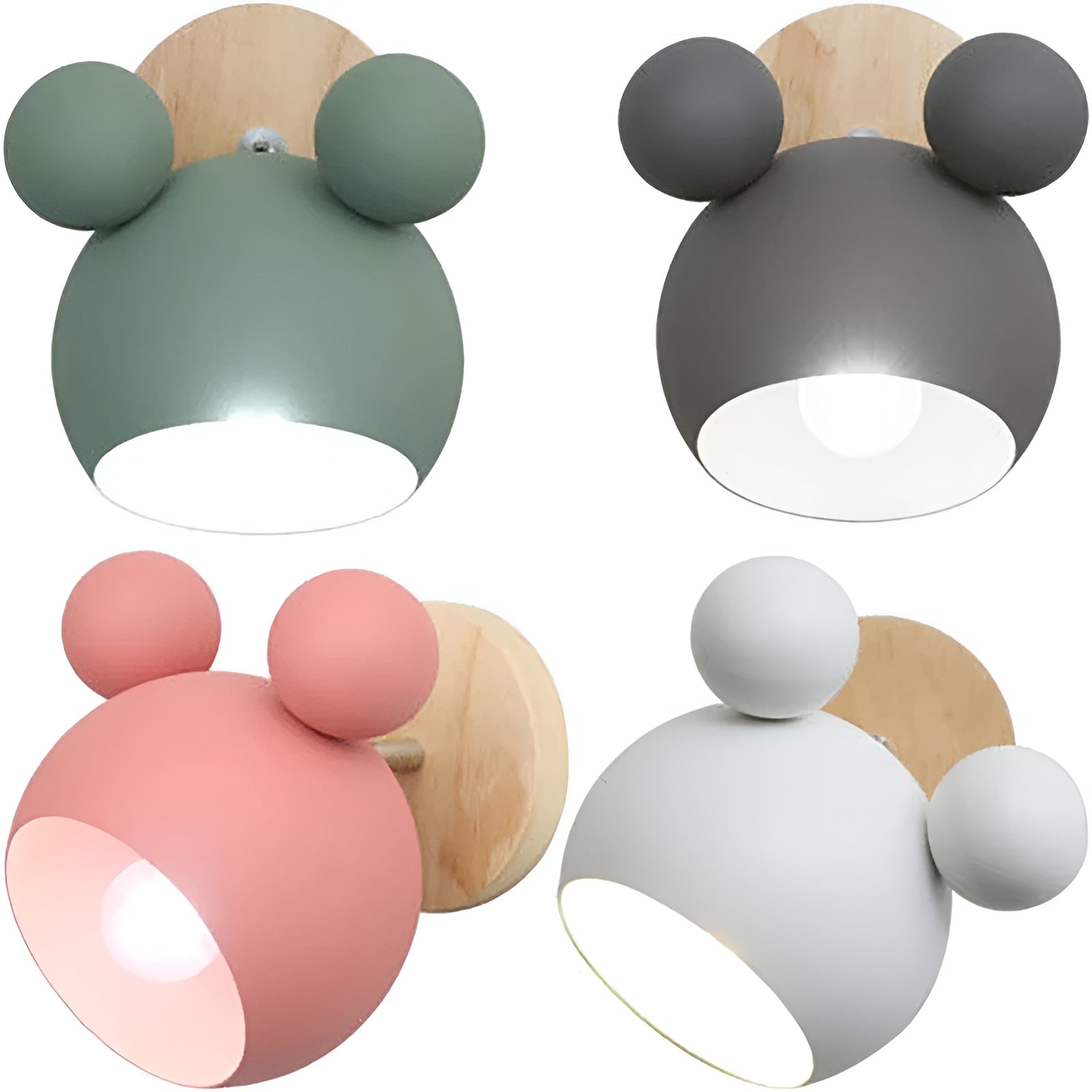 Vegglampe i Mikke Mus-design – Dekorativ og Moderne | Perfekt for Barnerom og Stue