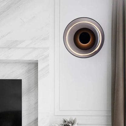 Moderne LED-vegglampe i glass – Svala i grå eller gull til soverom og stue, bilde 4