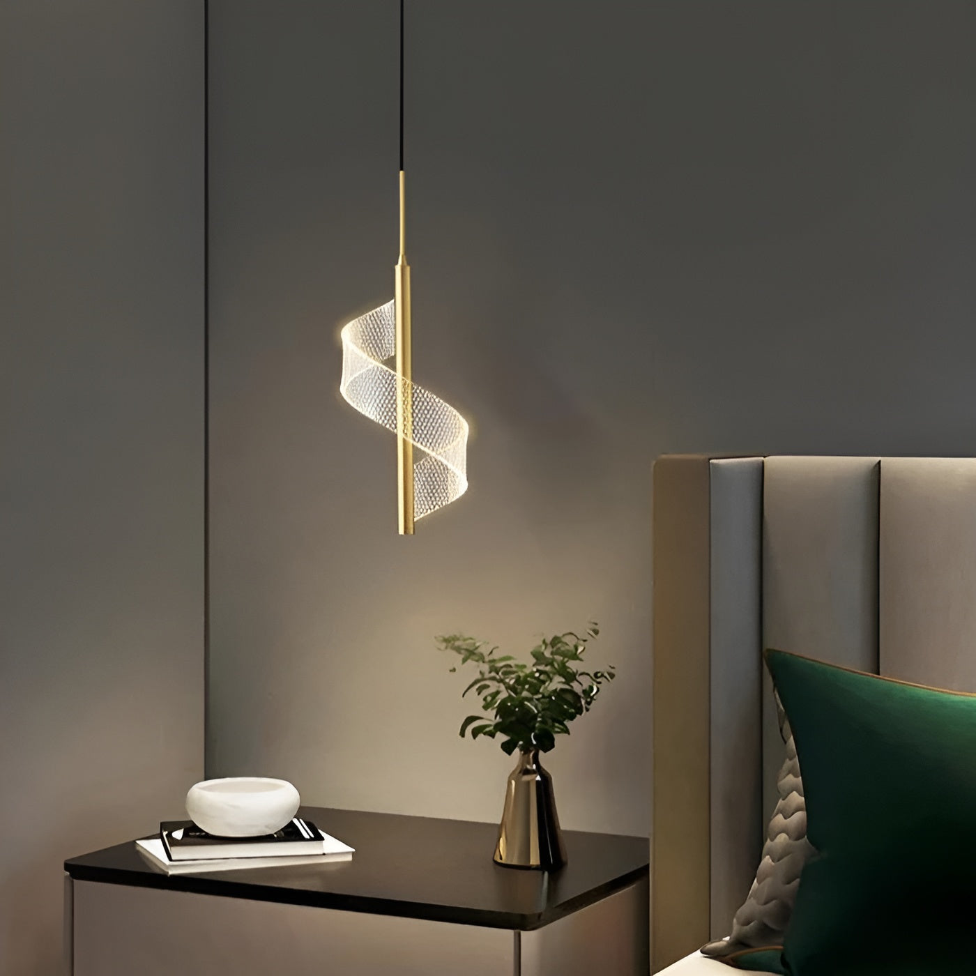 Moderne Taklampe – Skandinavisk Design med Akrylskjerm | Perfekt for Stue og Soverom
