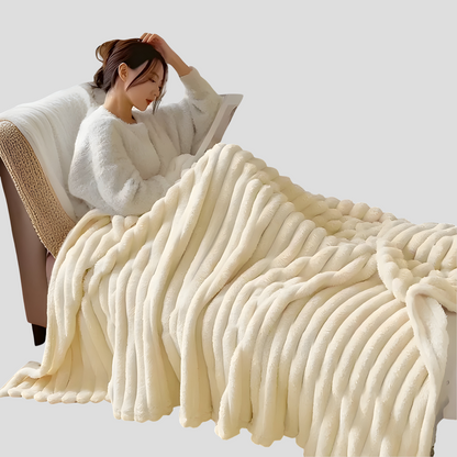 Lunera – Pledd i Myk Fleece for Sofa og Stue (Varmt og Koselig)