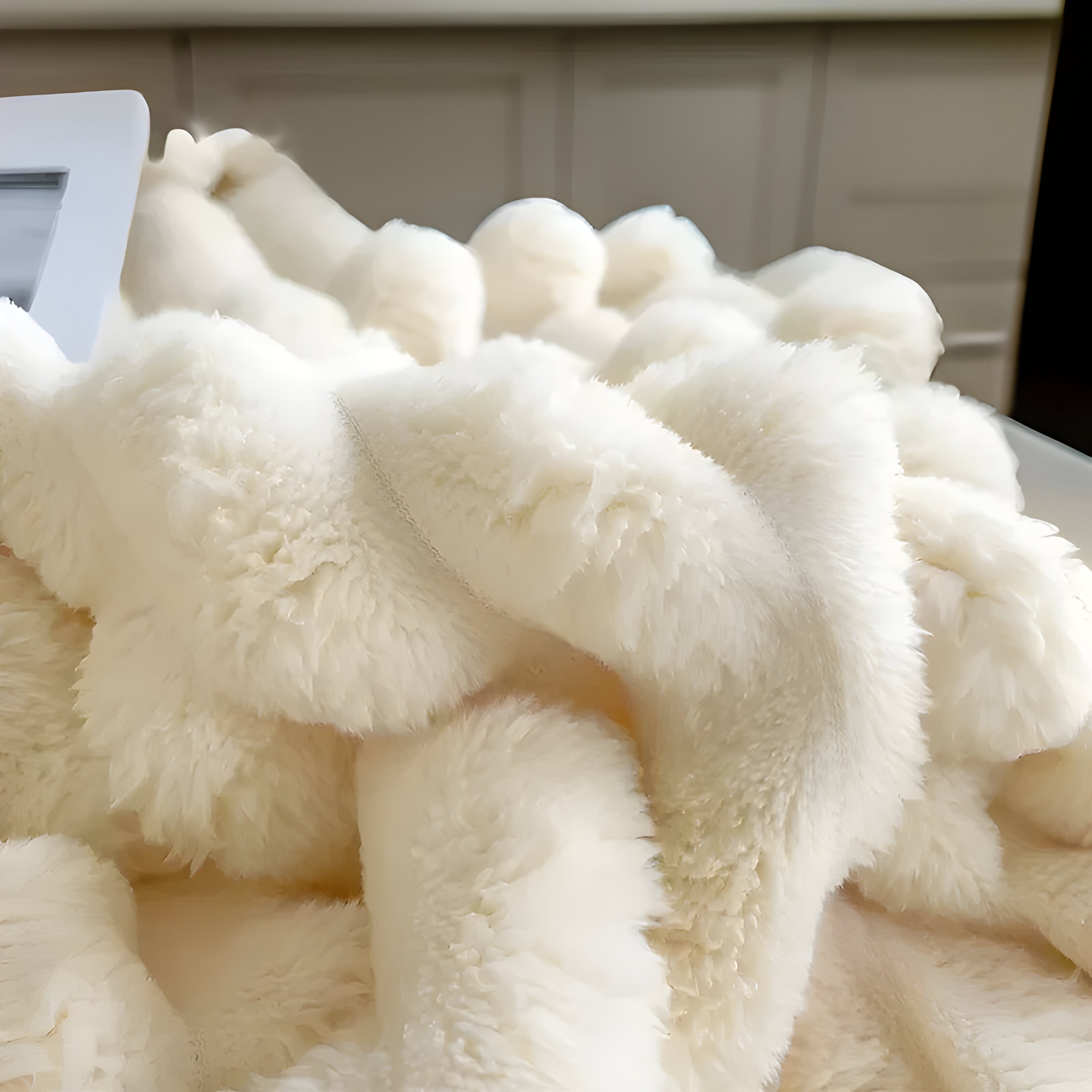 Lunera – Pledd i Myk Fleece for Sofa og Stue (Varmt og Koselig)