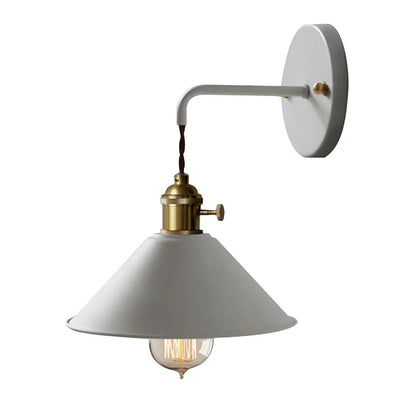 Vintage Metallvegglampe – Retro Design for Stuer og Ganger